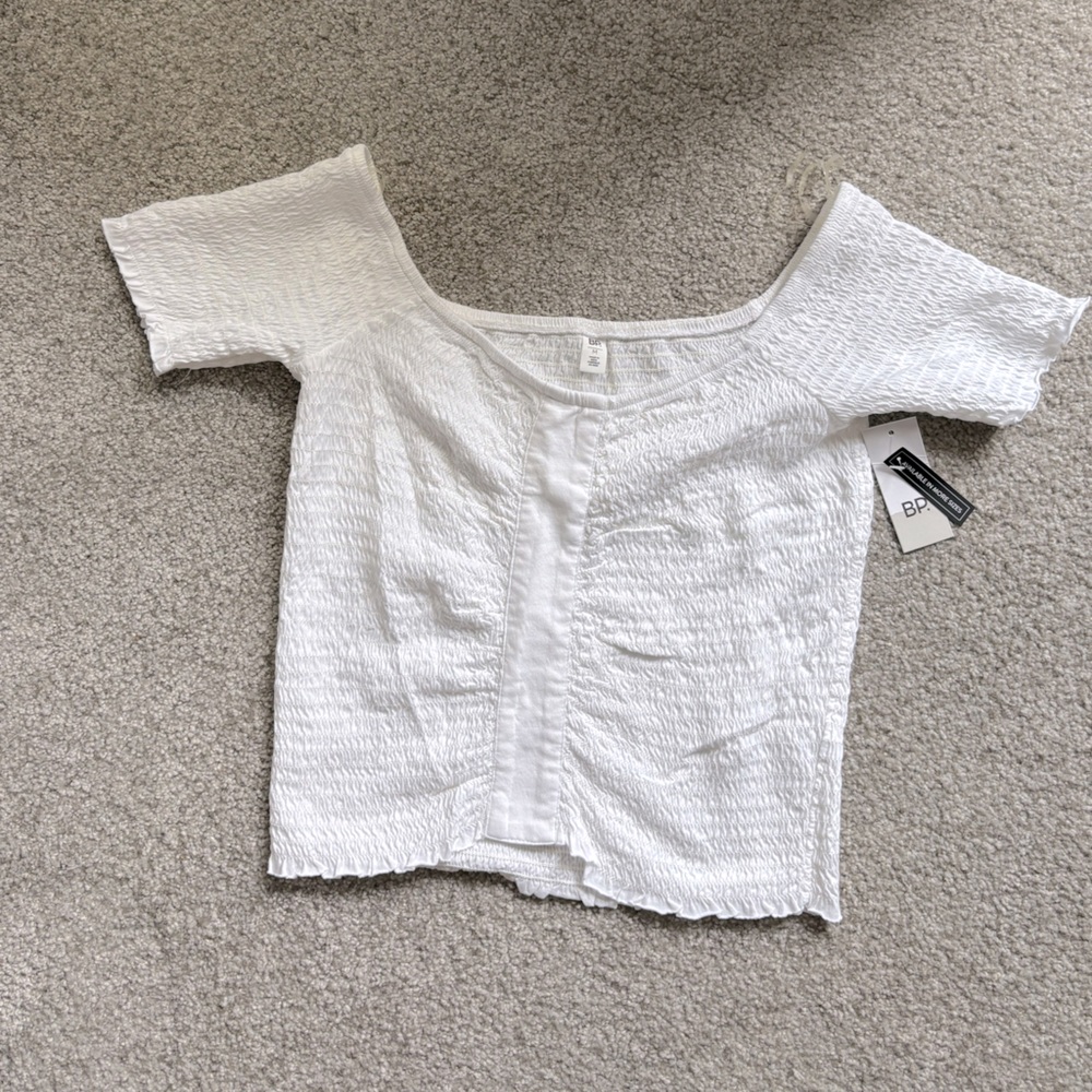 BP crop ruched top